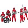 Carrera 20021131 - Set di Figure - Team Meccanici, Rosso