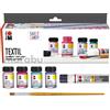 Marabu 171600096 - Colori per Tessuti Sweet Candy, 4 tubetti da 15 ml