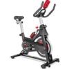 GOVITA Cyclette Professionale Allenamento Spin Bike AEROBICO Home Trainer, Bici da Fitness_Allenamento Spinning Bike Cyclette