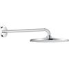 Grohe 26557000 Rainshower Mono Set Soffione Doccia a Parete Sporgenza, 1 Getto, Cromo, Tondo, Standard