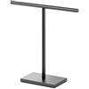 Gatco 1444MX, moderno porta asciugamani da banco autoportante, base rettangolare, nero opaco/26,7 cm di larghezza x 28,3 cm di altezza, porta asciugamani da appoggio, per bagno, cucina e