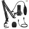 Aokeo AK-60 Microfono USB Condensatore per