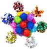Vapker - Palline luccicanti da 3,3 cm e 6 cm, grandi palline per gatti, giocattolo preferito dal gatto (26 pezzi, colori casuali)