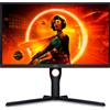 AOC AOC G3 25G3ZM/BK Monitor PC 62,2 cm (24.5) 1920 x 1080 Pixel Full HD Nero, Rosso 25G3ZM/BK