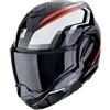 Scorpion Casco Moto Modulare P/J Scorpion EXO-TECH EVO FURIO Nero Ros
