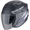 Scorpion Casco Moto Jet Scorpion EXO-230 BAND Nero opaco Argento