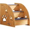 Generic - Scala per cani e animali domestici, scala in legno multicolore per cani di taglia grande, media e piccola