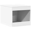 vidaXL Recinto Lettiera Gatti Bianco 47x59x42 cm in Truciolato, mobili per lettiera per Gatti, mobili per lettiera, mobiletto per lettiera per Gatti