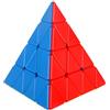 Oostifun ShengShou 4x4 Pyraminx Piramide Triangolo Cubo Magico Velocità Puzzle Cube Stickerless 4 Layers Triangolo Jinzita Cube