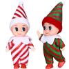 YAJIMAOY Pezzi Bambola Natale, Elfo Natale, Regalo Capodanno Calza Stuffers