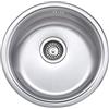 JASSFERRY Lavello da cucina Vasca singola in Acciaio Inox Spazzolato, Caravan Lavandino, con set di rifiuti