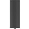 SONNI radiatore termoarreto a parete 1800 x 619 x 48 mm, termosifone a soggiorno potenza 1072 W, radiatore verticare strato singolo da bagno, connessioni centrali G 1/2 - Antraciate