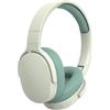 tinysiry Cuffie wireless sopra l'orecchio, cuffie wireless Bluetooth pieghevoli, cuffie stereo sopra l'orecchio 5.1 con riduzione intelligente del rumore per telefono PC da ufficio Verde