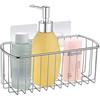MaxHold Autoadesivo Cestino Rettangolare Per Doccia, Acciaio Inox Anti Ruggine, Senza Foratura, Mensola Per Bagno, Organizer Da Cucina