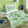 Yasida Rane Biancheria da letto Copripiumino 120 x 150 cm Bambino Verde Microfibra Set da letto 1 persona Kawaii Deco Camera Stampato Animale Copripiumino Ragazza/Ragazzo 120 x 150 Federa 40 x 60