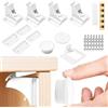 nedit Sicurezza per bambini, armadietto, blocco porta (4 serrature + 1 chiave), chiusura magnetica, sicurezza per bambini, cassetto, armadietti, protezione domestica
