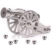TIETHEKNOT Firesofheaven TIETHEKNOT Mini Napoleon Cannon Modello Metallo Replica Desktop Decorazione e Collezionismo