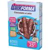 NUTRITION & SANTE' ITALIA SpA Pesoforma, Barrette Cioccolato al Latte, 12 Pezzi