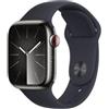 Apple Watch Serie 9 Cell 41mm Steel Graphite Sport Band MidNight M/L MRJ93QL/A