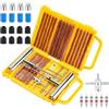 Romon Kit di Riparazione Pneumatici, 55PCS Kit di Riparazione di gomme Heavy Duty, Moto Kit Ripara Pneumatici Gomme Professional Kit di Riparazione, per Motocicli, Auto, Camion, Jeep
