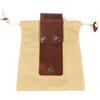 UYFRD Borsa in tela cerata per attrezzi da giardino, in tela impermeabile, pieghevole, portatile, per foraggiamento (cachi)