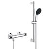 GROHE Set asta doccia con miscelatore termostatico e doccino cromo - Flow