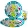 Disney Set 16 Piatti di Carta (8 da 23 cm Grandi + 8 da 20 cm Medi) + 8 Bicchieri per Festa Compleanno Party Tema Fairies (Fatine) Campanellino Trilly Trilli Pervinca Periwinkle