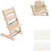 Stokke Bundle STOKKE ® TRIPP TRAPP ® Sedia + Baby Set + Cuscino Naturale