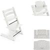 Stokke Bundle STOKKE ® TRIPP TRAPP ® Sedia + Baby Set + Cuscino Bianco