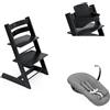 Stokke Bundle STOKKE ® TRIPP TRAPP ® Sedia + Baby Set + Newborn Set Nero