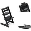 Stokke Bundle STOKKE ® TRIPP TRAPP ® Sedia + Baby Set + Vassoio Nero