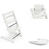 Stokke Bundle STOKKE ® TRIPP TRAPP ® Sedia + Baby Set + Vassoio Bianco