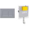 FLUIDMASTER Placca Ceres cromo lucido + Modulo cassetta da incasso per wc a pavimento up 199 codice prod: P67-0120-0250 T02-0130-0250