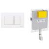 FLUIDMASTER Placca Ceres bianco + Modulo cassetta da incasso per wc a pavimento up 199 codice prod: P67-0130-0250 T02-0130-0250