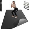 HAPBEAR Tappetino da yoga XXL 183 × 91 × 0,6 cm - Grande tappetino in PVC bicolore antiscivolo con ammortizzazione elevata - Perfetto per Yoga, Pilates e Home Training + Borsa a rete