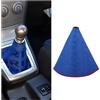 Adunsiaoto Universale Manopola Cambio Automatico, Coperchio Leva Cambio Auto, Copri Pomello Cambios, Auto Cambios Boot Leva Manopola Copertura, Cuffia Leva Cambio Accessorio Compatibile(Blu)