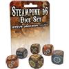 Steve Jackson Games Steampunk D6 Dice Set | Custom Dice, use with Steve Jackson Games, DND, RPGs, Tabletop Games, and Role-Playing Adventures