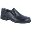 LUISETTI 26850 Nero - Scarpa mocassino in pelle professionale Made in Spagna, Nero , 43 EU