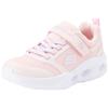 Skechers Ragazze, Sandali, Tessuto Rosa Chiaro Multi Trim, 35 EU