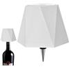 Generico Lampada Bottiglia Ricaricabile, Lampada da Tavolo LED Senza Fili, Lampada da Tappo per Bottiglia, Controllo Touch da 3 Modalita Temperatura di Colore, per Interno, Esterno, Famiglia, Ristorante, Bar