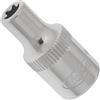 ViGOR V2186N Bussola T 1/4 E5, attacco quadrato da 1/4 di pollice (6,3 mm), profilo E, lunghezza 25 mm, Azionamento di alta qualità per lavori di precisione'.