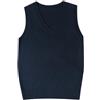 Generic Gilet Maglione Lavorato a Maglia con Scollo a V Stile Preppy per Top Pullover Casual Scolastico per Ragazze Adolescenti Maglioni Dolcevita Invernali