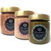 Brontedolci - TRIS DI PASTE PURE 100% - Pasta Pura di Pistacchio - Pasta Pura di Nocciola - Pasta Pura di Mandorle - 3x190gr.