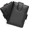 Will Fire WillFire® MagFlap Smart Wallet | Portafoglio Uomo | Portachiavi extra | Porta carte in vera pelle per 10-12 carte | Protetto RFID | Chiusura magnetica | Con confezione regalo