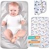 TENDS Fasciatoio Portatile Neonato - Fasciatoio Pieghevole e Impermeabile per Viaggio como Neonato Accessori Utili - Regalo Nascita Perfetto per Bimbo e Bimba - Fasciatoio neonato portatile