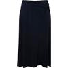Ulla Popken Gonna con Dettaglio Nodo Speciale 829360, Blu Marino, 62-64 Donna