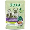 Generico Oasy Umido Cani STRACCETTI ADULT TACCHINO E VERDURE - OFFERTA - 6 BUSTE DA 150 GR
