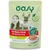 Generico Oasy Umido Cani STRACCETTI ADULT MANZO E CAROTE - OFFERTA - 6 BUSTINE DA 150 GR