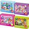 QUOKKA Puzzle Bambini 4 5 6 Anni - 4x100 Pezzi Puzzle Unicorno 6 7 Anni - Principesse Gioco - Giochi Educativi Regalo Giocattolo per Bambini e Bambine dai 3 ai 8
