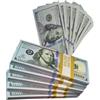 HONGECB Prop Money, Soldi Finti Dollari, Gioco Money, Dollar Finti Dimensioni Reali, Banconote False Realistiche, per Oggetti di Scena Cinematografici, Giochi da Casinò, 120 Pz 100$